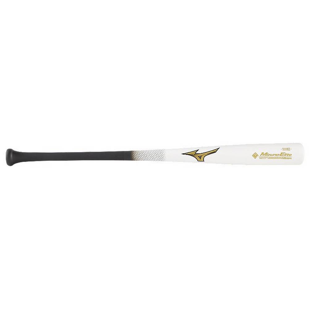Panske Bejzbalova Pálka Mizuno MZE 271 Bamboo Elite Wood Baseball Biele/Čierne Vypredaj DXHE79468